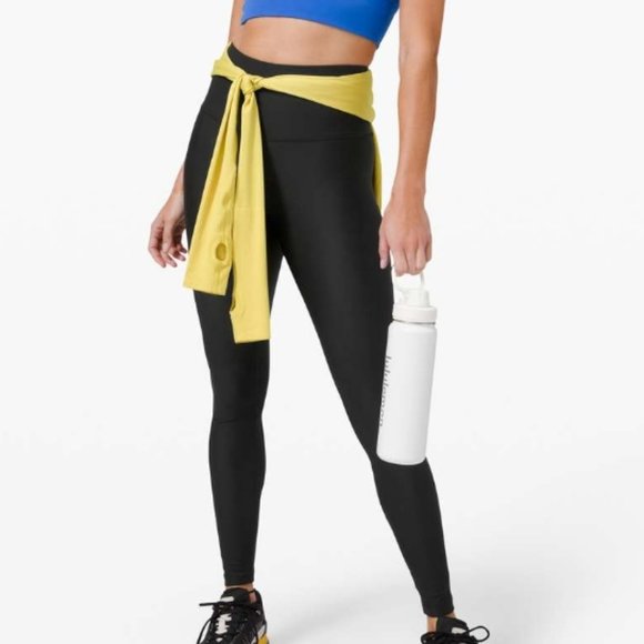 Nwt Lululemon  28" mapped out Tight 28" black SenseKnit *camo* - Picture 5 of 8